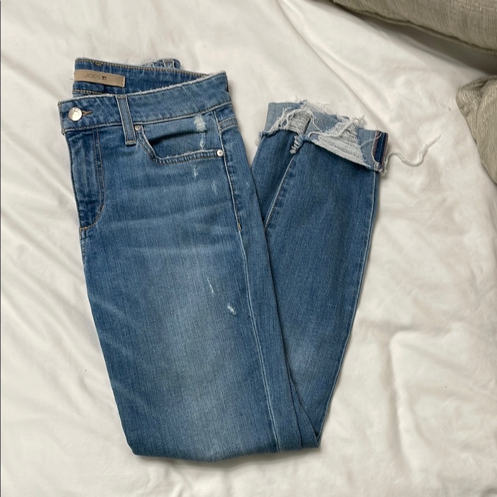 Joe's Jeans Blue Ankle Cropped Denim